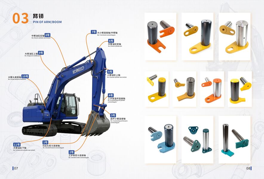 Excavador Bucket Pins