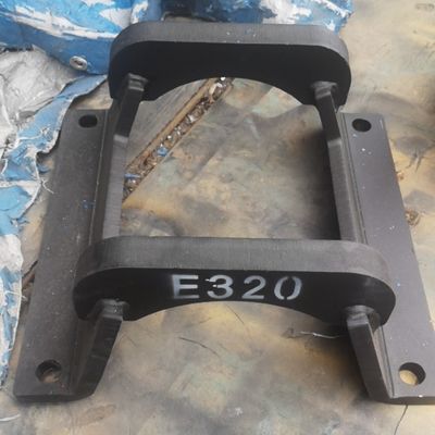 Q235 Excavadora de rocas Protectores de pista Enlace E320 16mm 30mm Accesorios para excavadoras