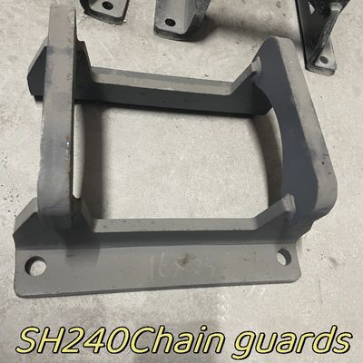 Q235 Excavadora de rocas Guardas de pista Enlace SH240 16cm 25cm Accesorios de excavadora