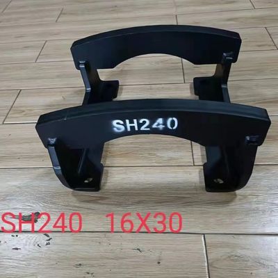 Q235 Excavadora de rocas Guardas de pista Enlace SH240 16cm 25cm Accesorios de excavadora