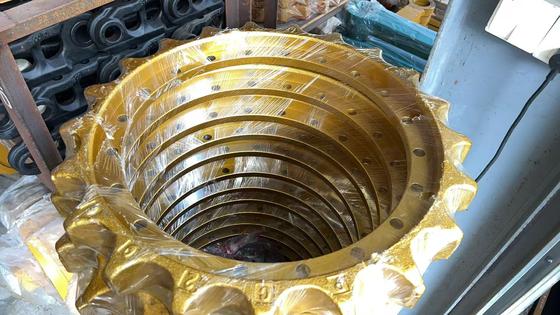 Venta directa de fábrica de ruedas de soporte de oruga, ruedas guía, dientes de accionamiento y piezas de chasis de mina para excavadoras PC200