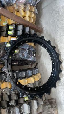Venta directa de fábrica de ruedas de soporte de oruga, ruedas guía, dientes de accionamiento y piezas de chasis de mina para excavadoras PC200