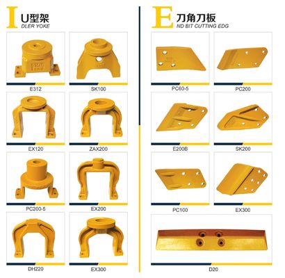 Excavadora DH220 Cuadro en forma de U / base de ensamblaje de resorte de cilindro de tensión,Todos los modelos de excavadoras están disponibles.