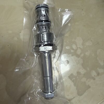 Bobina y válvula solenoide para excavadora Conjunto de válvula solenoide de bloqueo de seguridad piloto con bobina de cobre puro de 12 V y 24 V Adecuado para uso con excavadoras DH