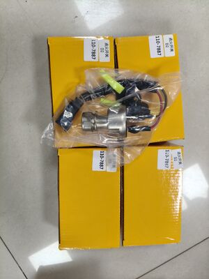 Interruptor de encendido 110-7887 1107887 con 2 llaves para cargadora retroexcavadora excavadora CAT 216B 226B 246B