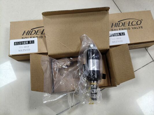 111-9916 Válvula Solenoide de Bomba Hidráulica KDRDE5K-31/40E30 24V Compatible con Excavadora CAT 320B 320C 320D 336D 345D