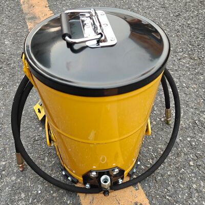 Bomba de grasa de cubo de 6L operada por pedal, bomba de grasa de pedal de alta presión para lubricación de maquinaria de excavadoras
