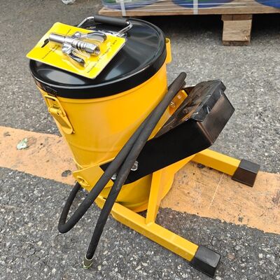 Bomba de grasa de cubo de 6L operada por pedal, bomba de grasa de pedal de alta presión para lubricación de maquinaria de excavadoras