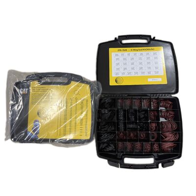 Kit de reparación de sellos para excavadora con caja de almacenamiento separada con rejilla y tabla de tallas impresa para un fácil acceso y reducción del tiempo de inactividad de la máquina