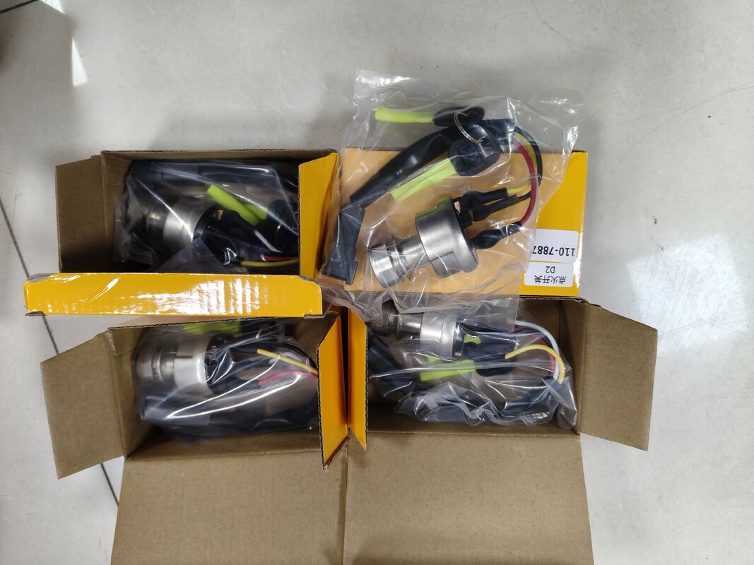 Interruptor de encendido 110-7887 1107887 con 2 llaves para cargadora retroexcavadora excavadora CAT 216B 226B 246B